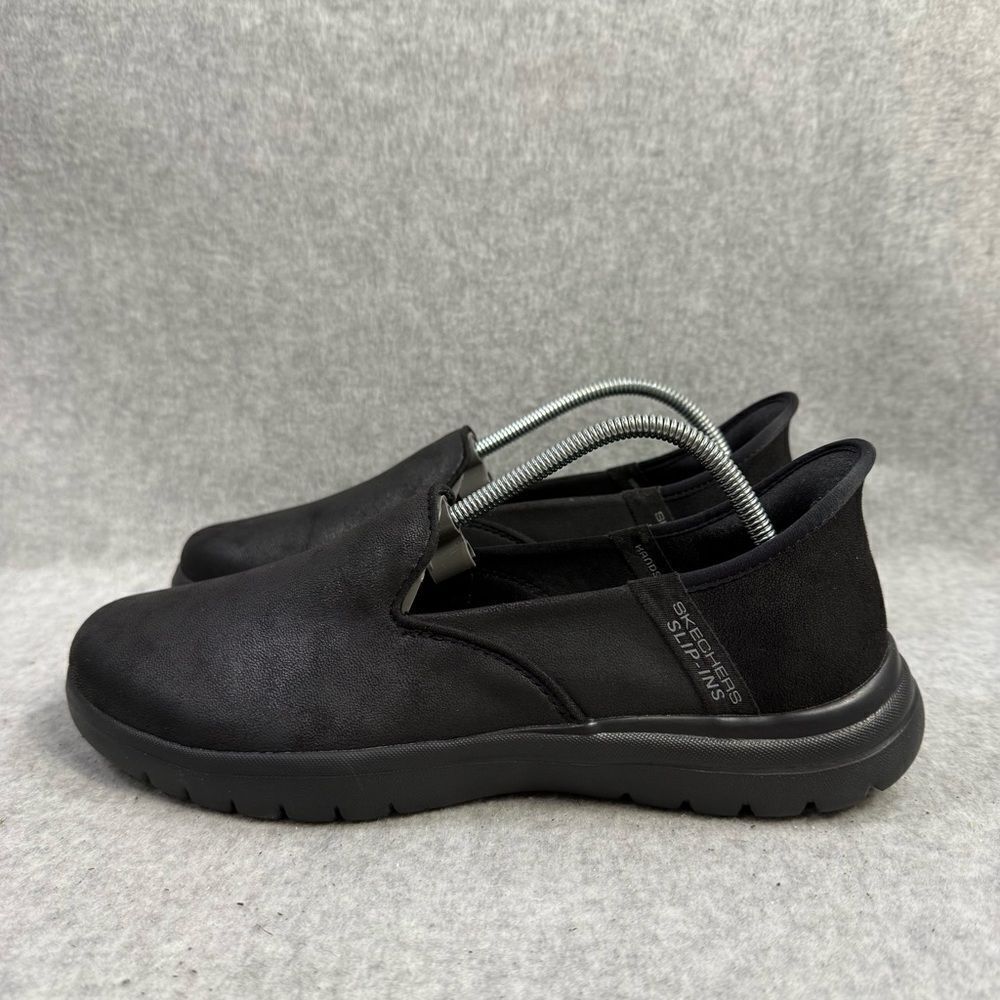 Skechers Black Slip-On Sneakers